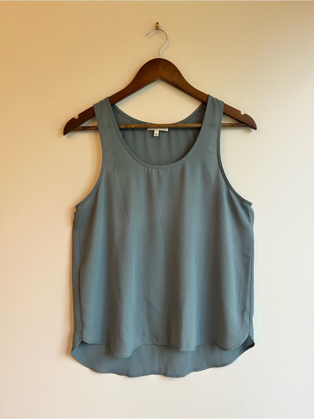Babaton Light Slate Blue Scoop Neck Tank
